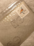 Timbre oiseau Pologne 10gr Otis tarda, oblitéré Wroclaw, philatélie (Ref 11)