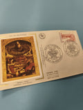 Enveloppe FDC Premier Jour Aix-en-Provence Buisson Ardent Cathédrale Timbre