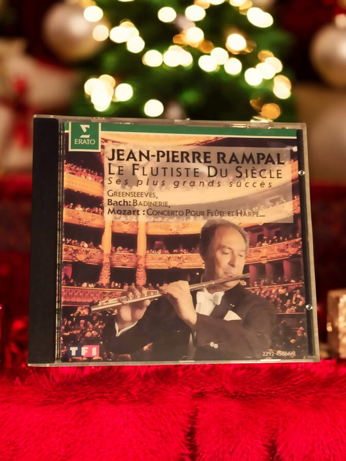 CD Jean-Pierre Rampal Le Flûtiste du Siècle musique classique Erato Mozart Bach