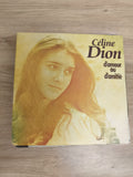 Céline Dion 45 tours vinyle D'amour ou d'amitié pochette jaune (Ref 1)