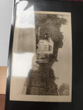 Carte postale ancienne Hôtel de la Cascade noir et blanc paysage France