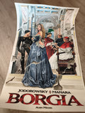 Affiche BD Borgia Jodorowsky Manara vintage Albin Michel poster illustration