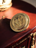 Bouton Marine Nationale Ancien | Pièce d'Histoire Maritime Vintage
