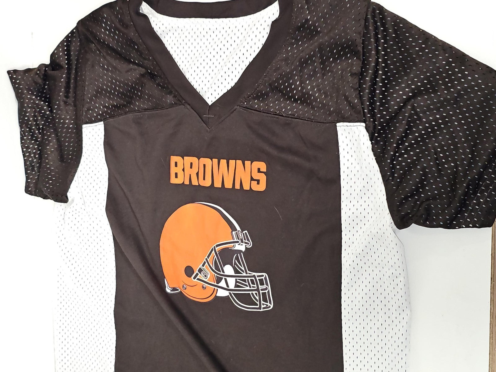 Maillot NFL Cleveland Browns réversible enfant taille S, jersey flag football