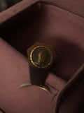 Plaque religieuse ancienne Vierge Marie bois et métal doré vintage rétro