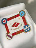 Pin's vintage football Spartak Moscou OM 1990-91 coupe Europe rare émaillé