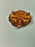 Vintage pin's Black Belt Etam style rétro, badge publicitaire ancien (Ref 15)