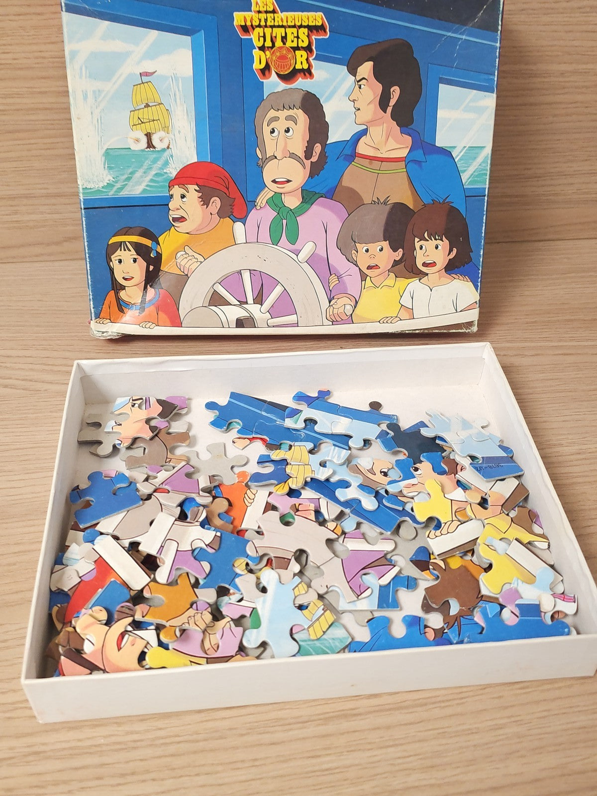 Puzzle Les Mystérieuses Cités d'Or MB Jeu Pièces Originales France
