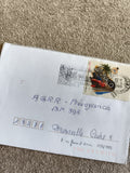 Lettre affranchie Monaco 1999 cachet Monte-Carlo timbre palmier philatélie