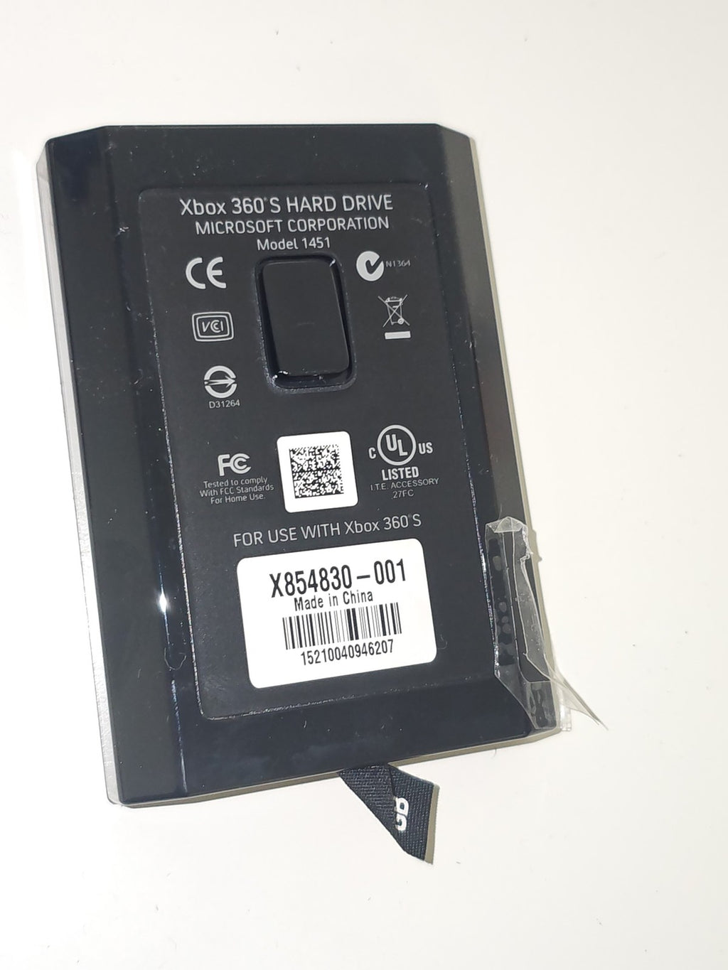 Disque dur compatible Xbox 360 S modèle 1451, accessoire officiel Microsoft cons