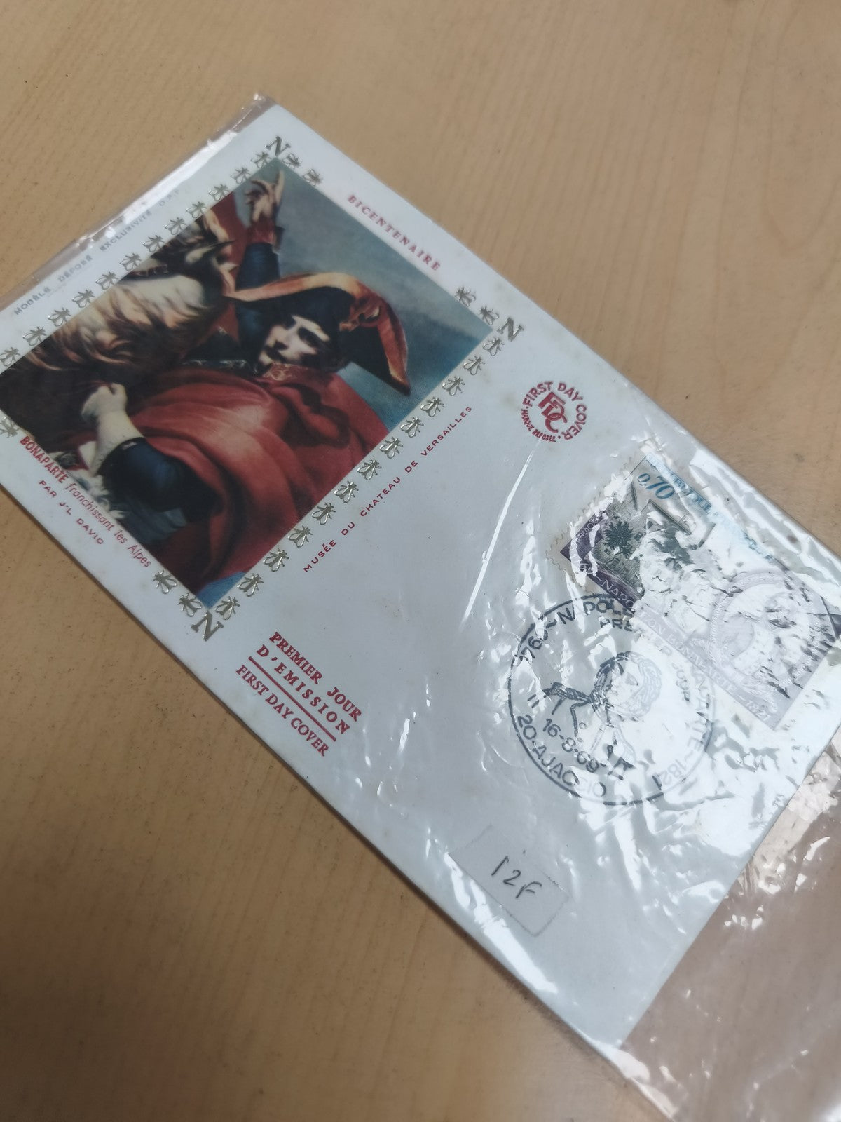 Enveloppe Premier Jour Bicentenaire Napoléon Bonaparte philatélie Ajaccio