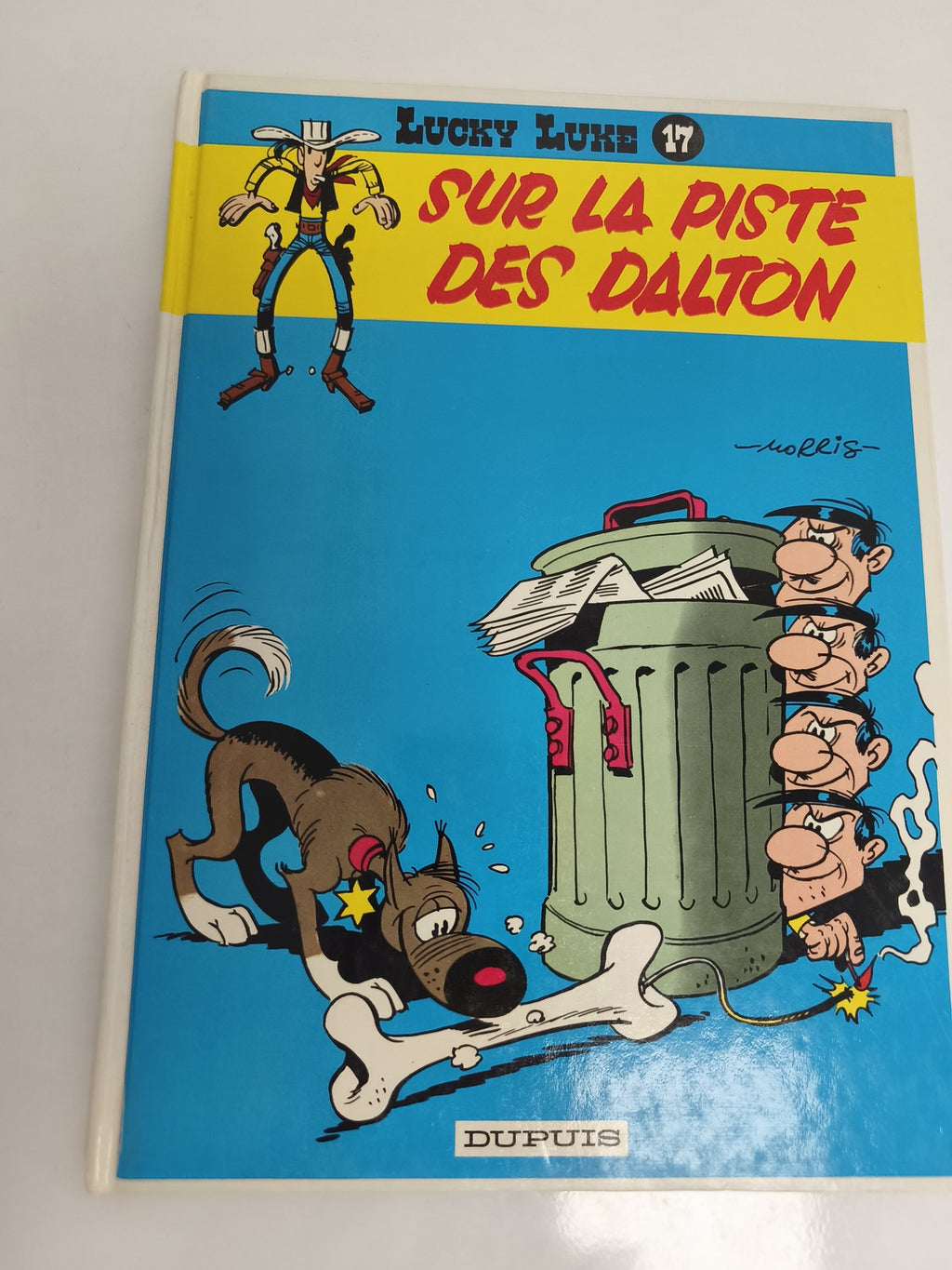 Bande dessinée Lucky Luke 17 Sur la piste des Dalton Dupuis 1987 BD Franco-Belge