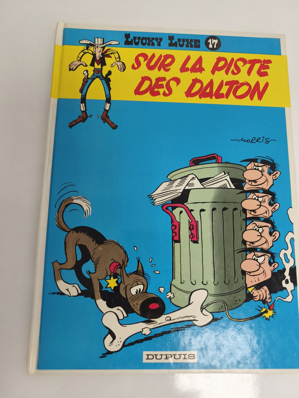 Bande dessinée Lucky Luke 17 Sur la piste des Dalton Dupuis 1987 BD Franco-Belge