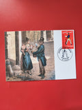 Carte postale philatélie illustrée oblitérée Journée du Timbre Nîmes 1993