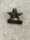 Pin's vintage Cowboys étoile bleu doré USA NFL rétro (Ref 2)