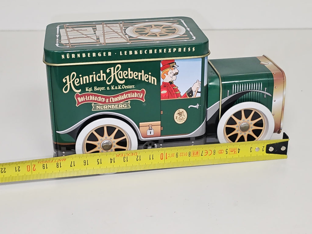 Camion en étain Heinrich Haeberlein Nuremberg avec boîte à musique d'origine