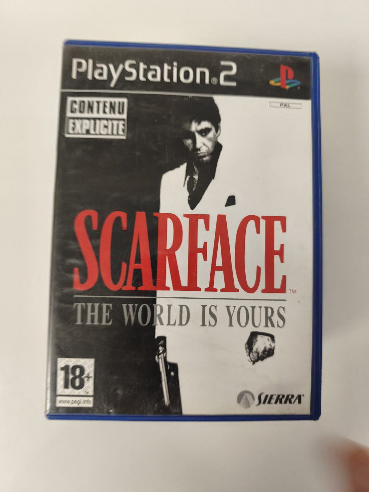 Boîte vide pour Scarface Playstation 2 PS2, étui d'origine sans disque ni manuel