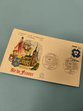 Enveloppe FDC premier jour d?émission Ile de France 1978 avec illustration coule