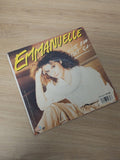 Vintage disque vinyle 45 tours Emmanuelle ancien rétro pour collection musique