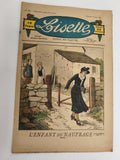 Ancien journal Lisette 1934, 16 pages, L’enfant du naufrage, vintage illustré