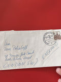 Enveloppe philatélie oblitérée Allemagne vers Angleterre cachet Berlin 1967