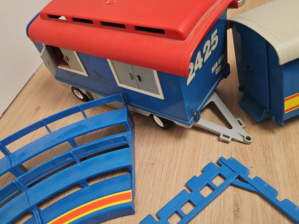 Set Playmobil cirque rétro ancien, collection vintage, figurines et accessoires