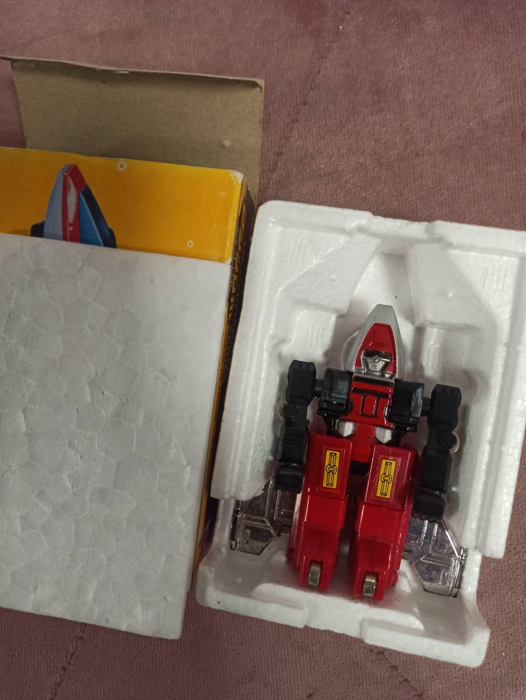 Vaisseau transformable Machine Robo MR-03 vintage Japon avec boîte série robot