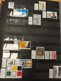Timbres oblitérés Belgique 1991-1992, thématiques variées, album philatélie