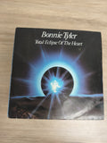 Vinyle 45 tours Bonnie Tyler Total Eclipse Of The Heart pochette noire (Ref 2)