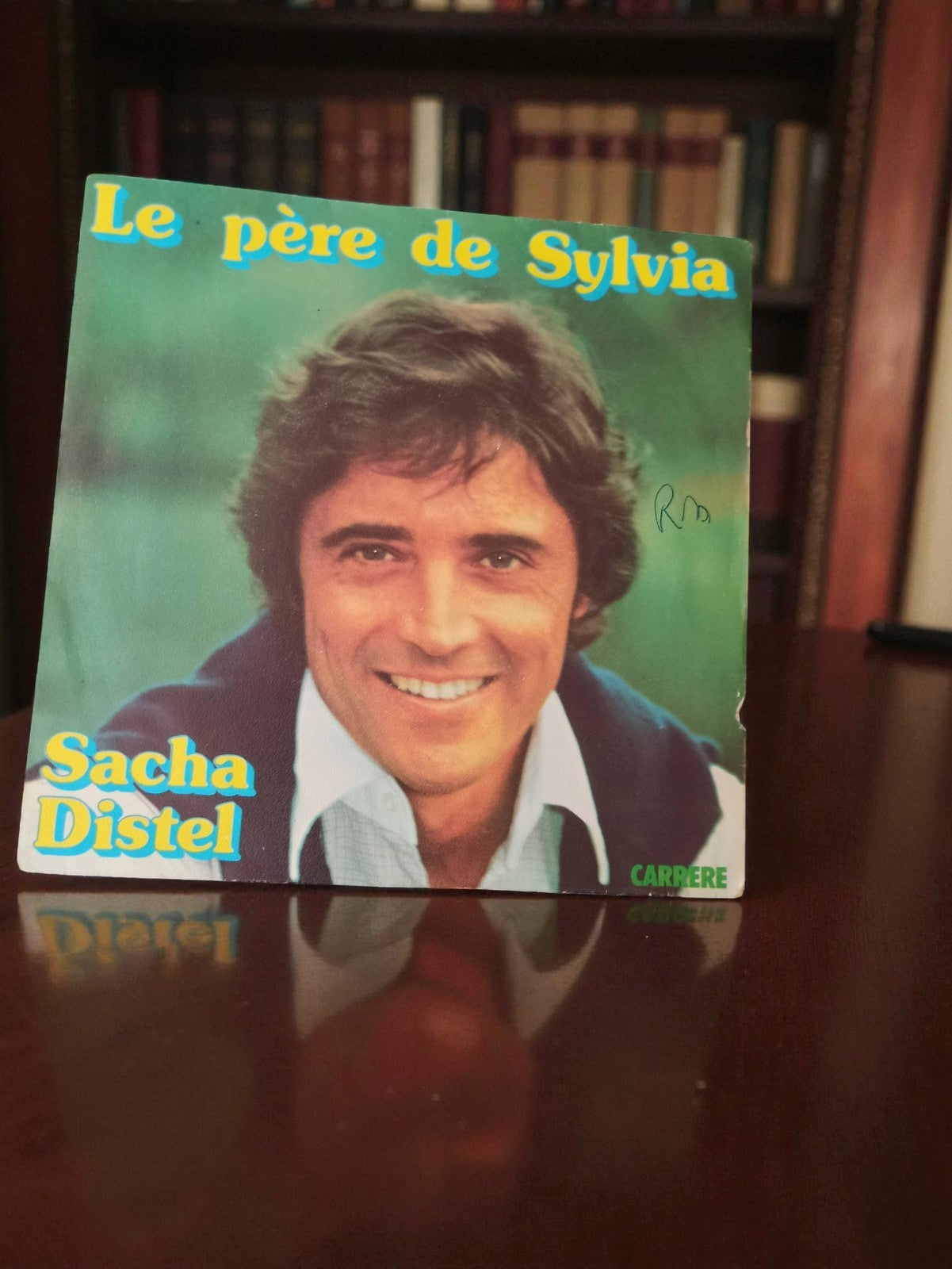 Disque vinyle 45 tours Sacha Distel Le père de Sylvia vintage chanson française
