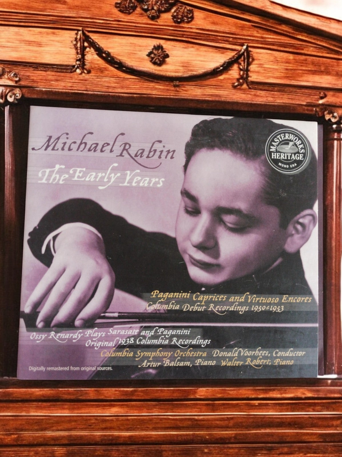 CD Michael Rabin The Early Years Columbia Masterworks Paganini Caprices