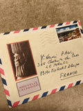 Lettre affranchie Nouvelle-Calédonie cachet visible timbre paysage (Ref 27)