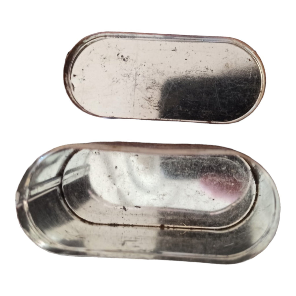 Boîte ancienne QUINOCARBINE charbon bismuth déco vintage pharmacie métal