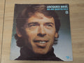Vinyle 33 tours ancien Jacques Brel rétro, disque collector vintage chanson fran