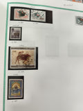 Timbres Algérie oblitérés animaux et personnages, philatélie, lot thématique