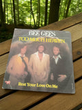 Disque vinyle 45 tours Bee Gees Too Much Heaven vintage RSO rétro