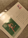 Carte postale philatélique Roumanie JO Montréal 1976 athlétisme (Ref 27)