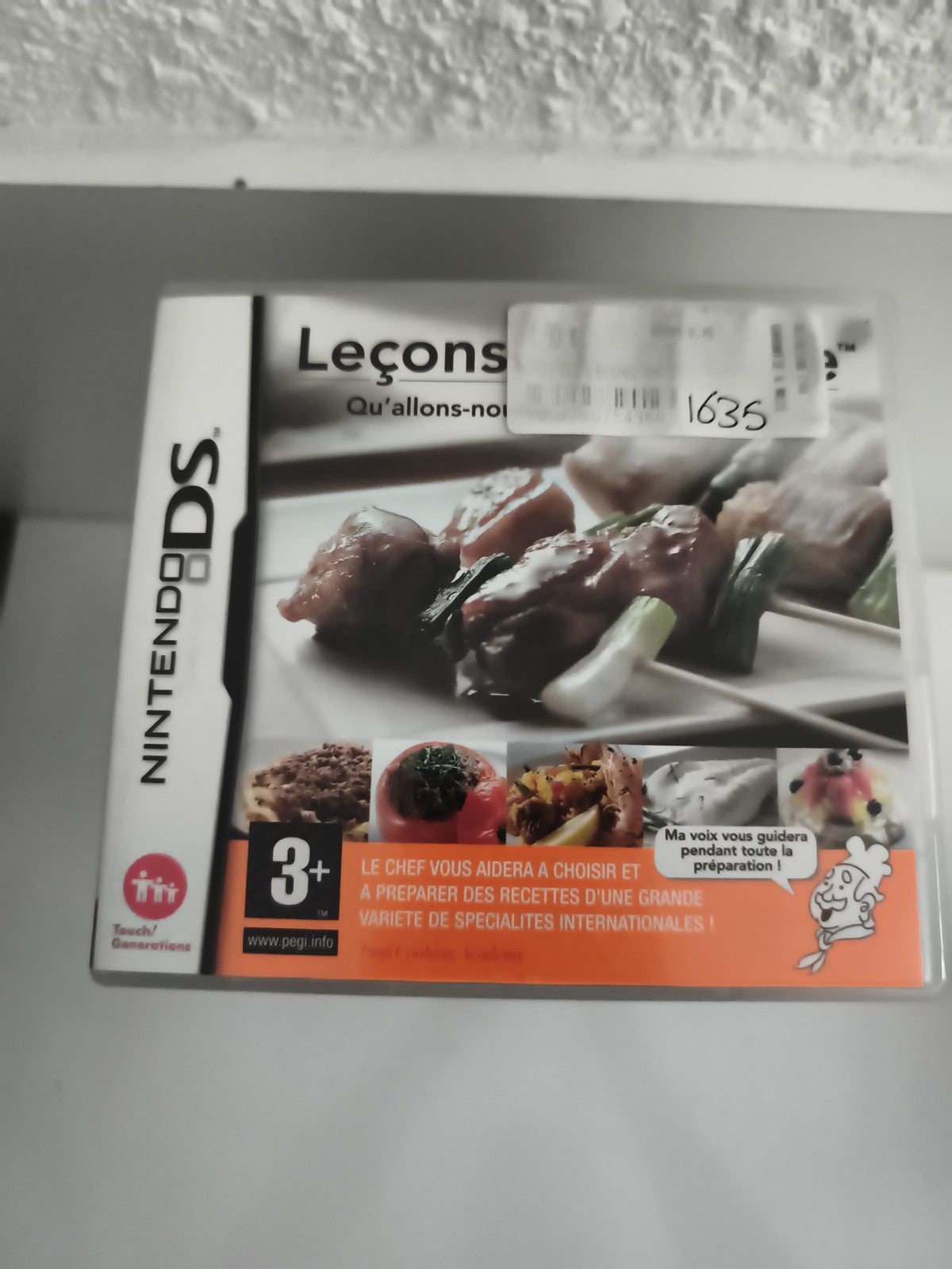 Jeu Nintendo DS Leçons de Cuisine boîte française 3+ cuisine internationale