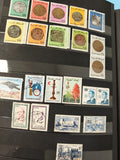Lot anciens timbres oblitérés Maroc Maghreb, motifs historiques et paysages