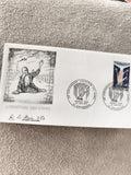 Lettre FDC Libération des Camps 1970 Le Burin d'Or Strasbourg philatélie
