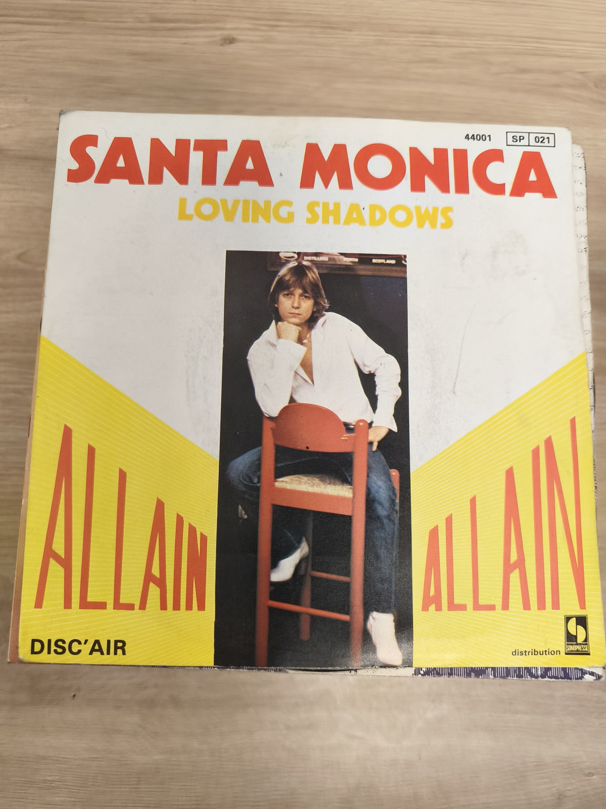 Vinyle 45 tours Santa Monica Loving Shadows Allain pochette photo Disc?Air