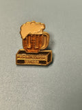 Vintage pin's bière Istres Pub de l'Europe, collection, forme chope mousse
