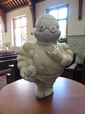 Sculpture Bibendum Michelin plâtre vintage années 50/60 déco garage ancien