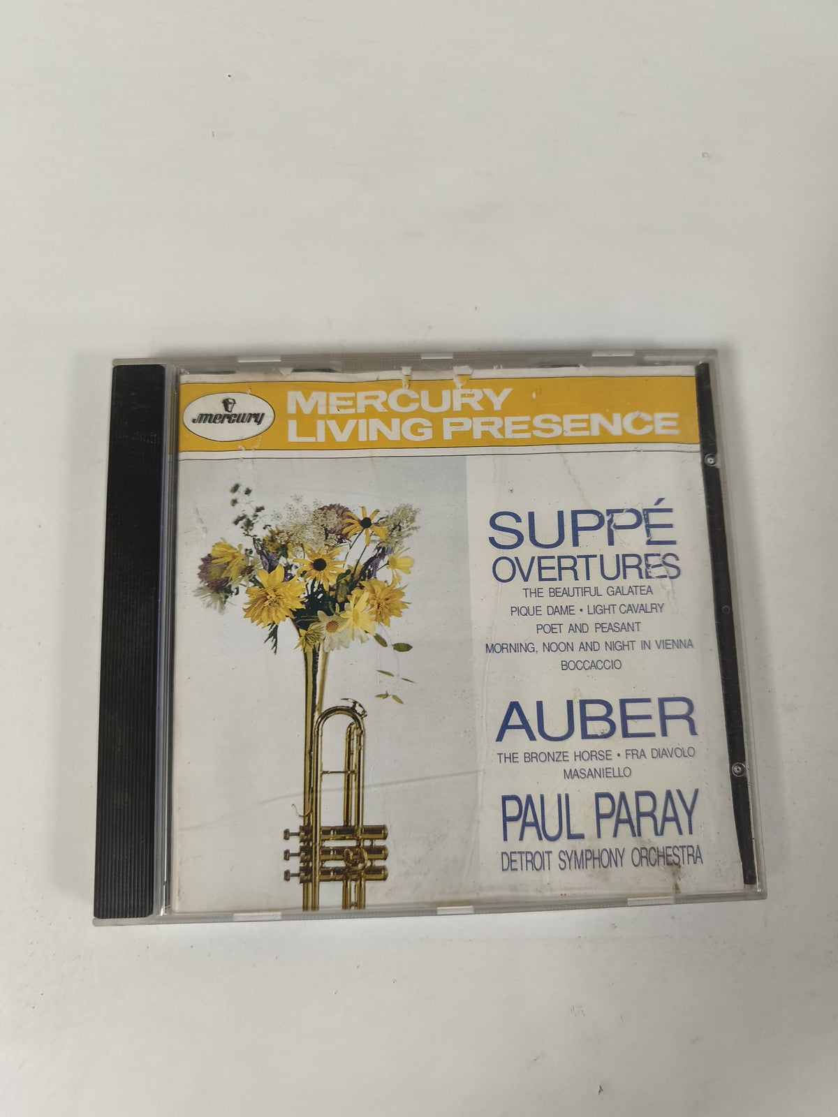 CD Mercury Living Presence Suppé Auber Paul Paray Detroit Symphony