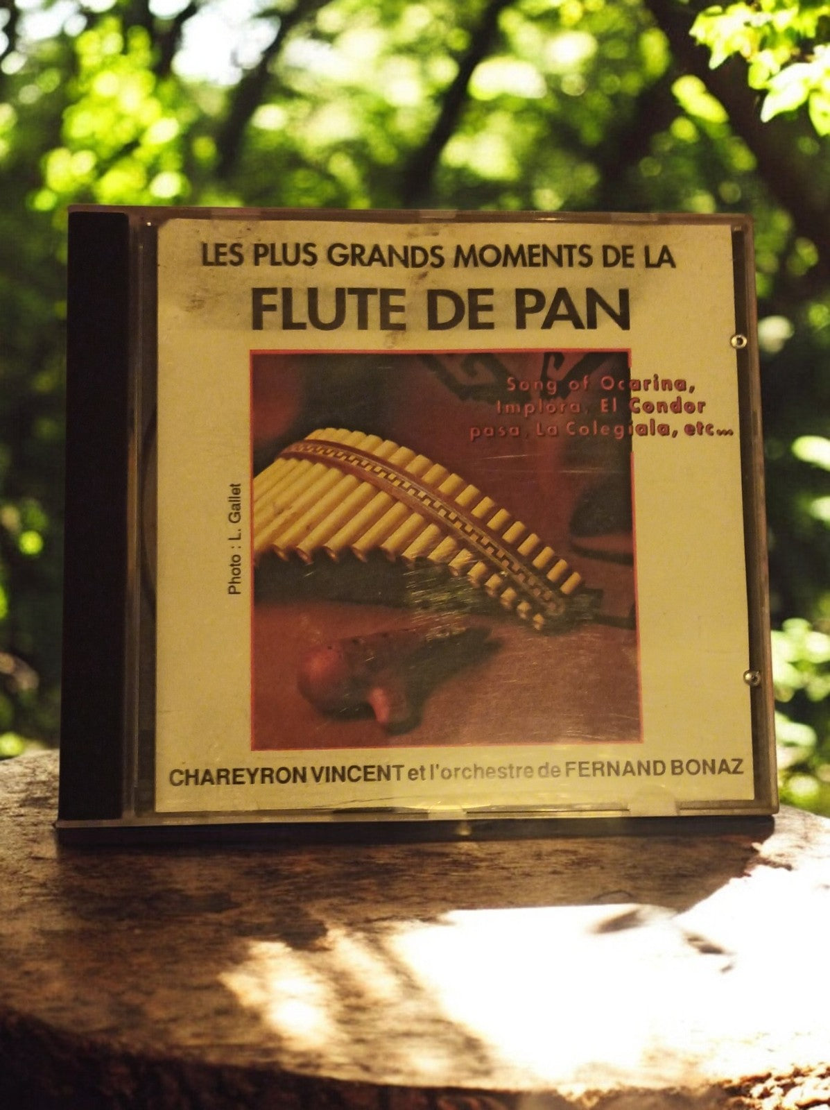 CD Flûte de Pan Chareyron Vincent Fernand Bonaz | Musique vintage | Compilation