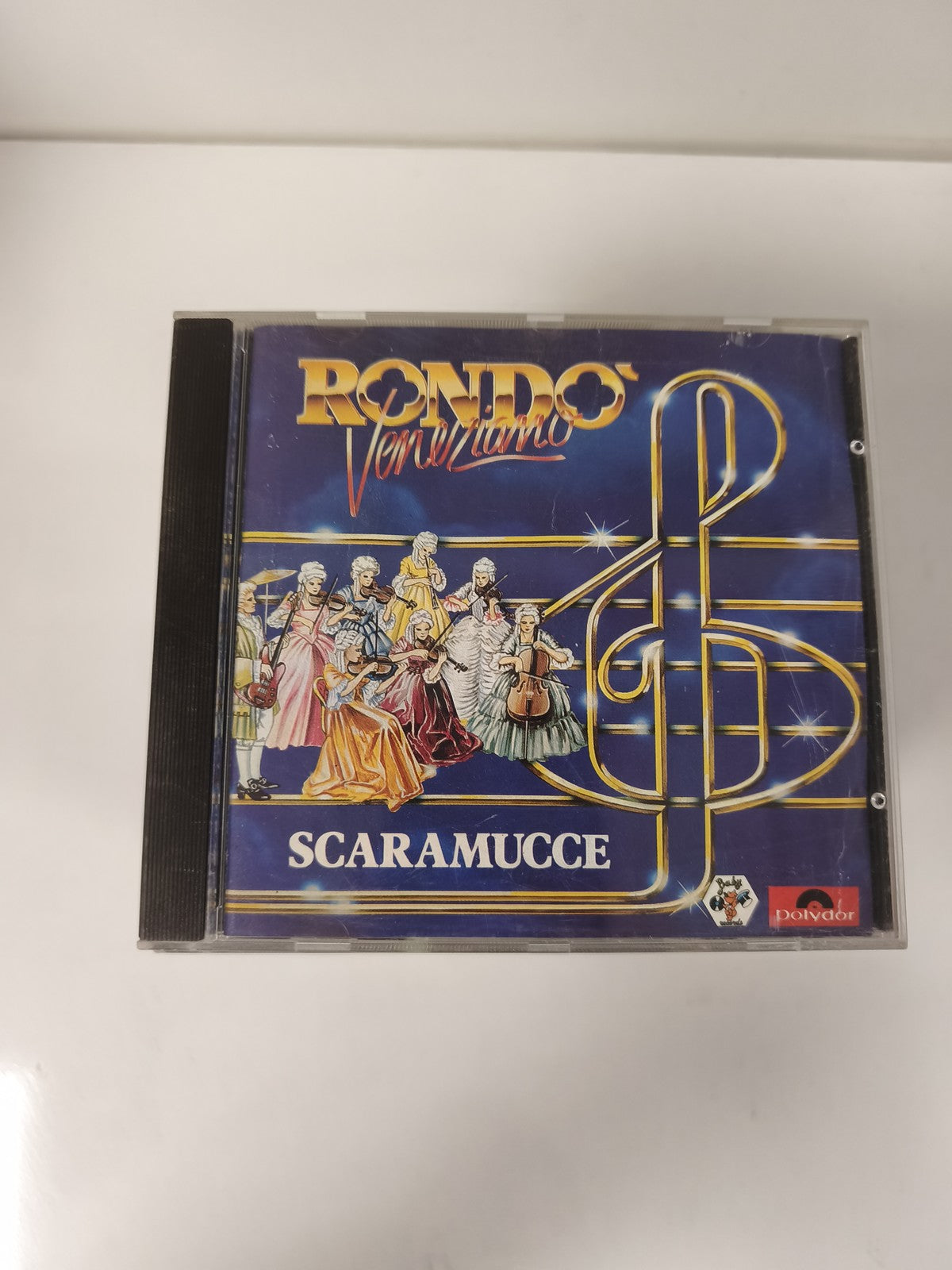CD Rondo Veneziano Scaramucce ? Album Polydor, pochette bleue illustrée