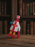 Figurine infirmière jouet déco croix rouge blanc rouge style cartoon