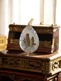 Pendentif Religieux Catholique en Métal Vintage