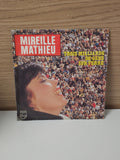 Vintage 45T Mireille Mathieu ancien disque vinyle rétro chanson française collec