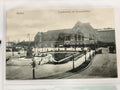 Carte postale ancienne Aachen Hauptbahnhof monument guerre CPA Allemagne